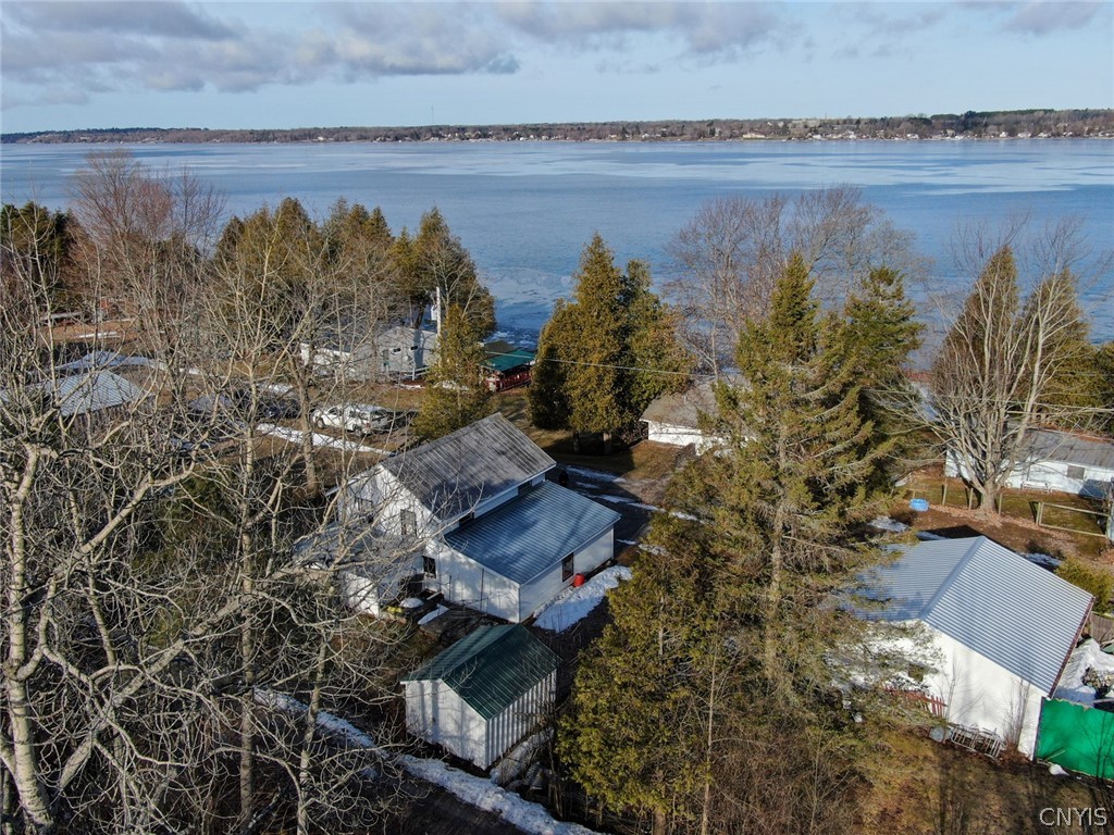 29 Barr Road Oswegatchie, NY 13669 - Photo 26 of 29 Aerial view of the garage and shed