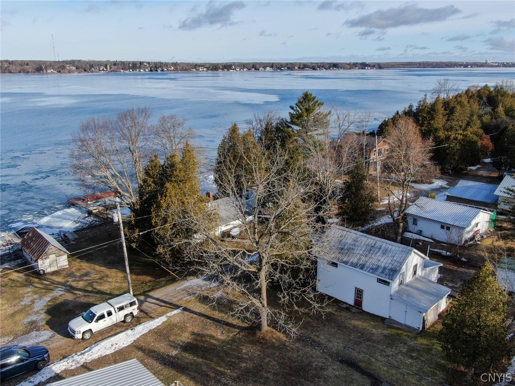 29 Barr Road Oswegatchie, NY 13669 - Photo 28 of 29 Ariel view of garage and house