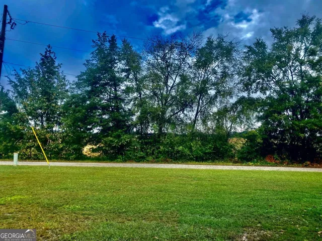 a view of wooden door