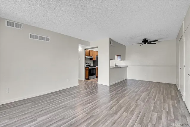wooden floor in an empty room