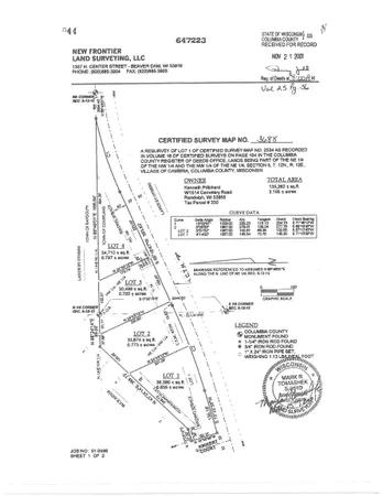 $99,900 | 3.105-acres County Road P, Cambria, WI 53923