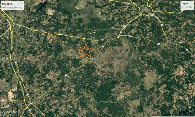 a view of a yard covered with snow in front of house