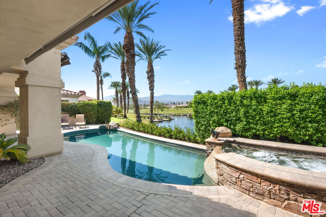 331 Tomahawk Drive Palm Desert, CA 92211 - Photo 33 of 40 a view of swimming pool from a balcony