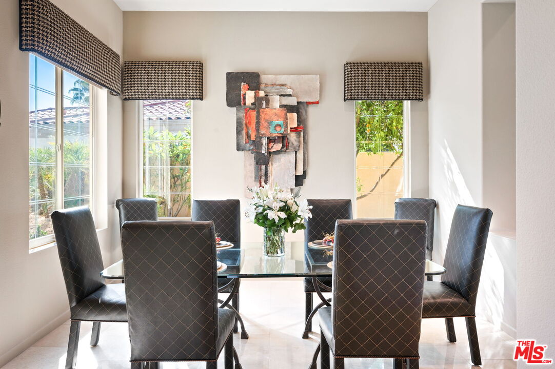 331 Tomahawk Drive Palm Desert, CA 92211 - Photo 6 of 40 a view of a dining room with furniture window and outside view