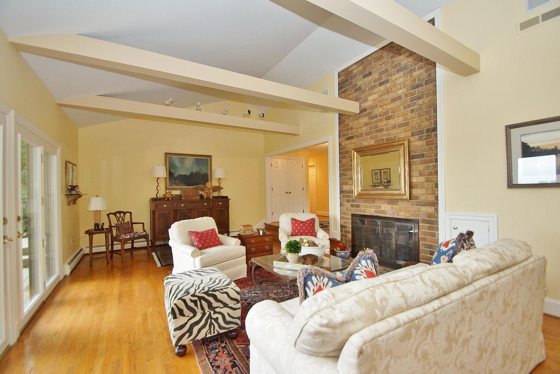 5009 Fox Ridge Road Southwest Roanoke, VA 24018 - Photo 27 of 94 living area with fireplace