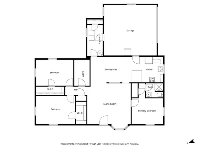 a picture of a floor plan