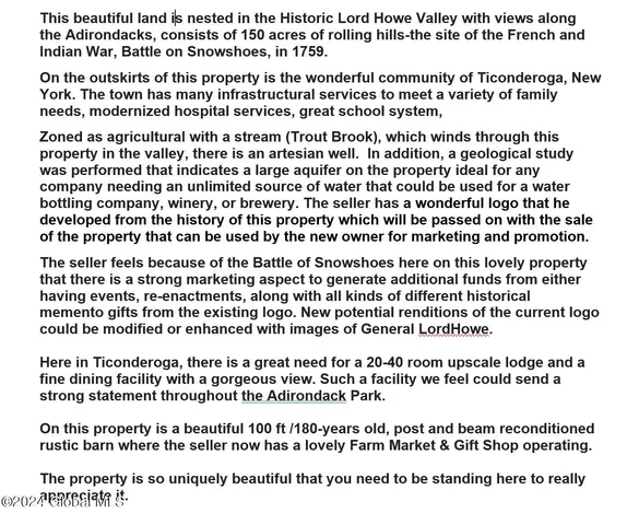 $950,000 | 729 Highway 9N, Ticonderoga, NY 12883