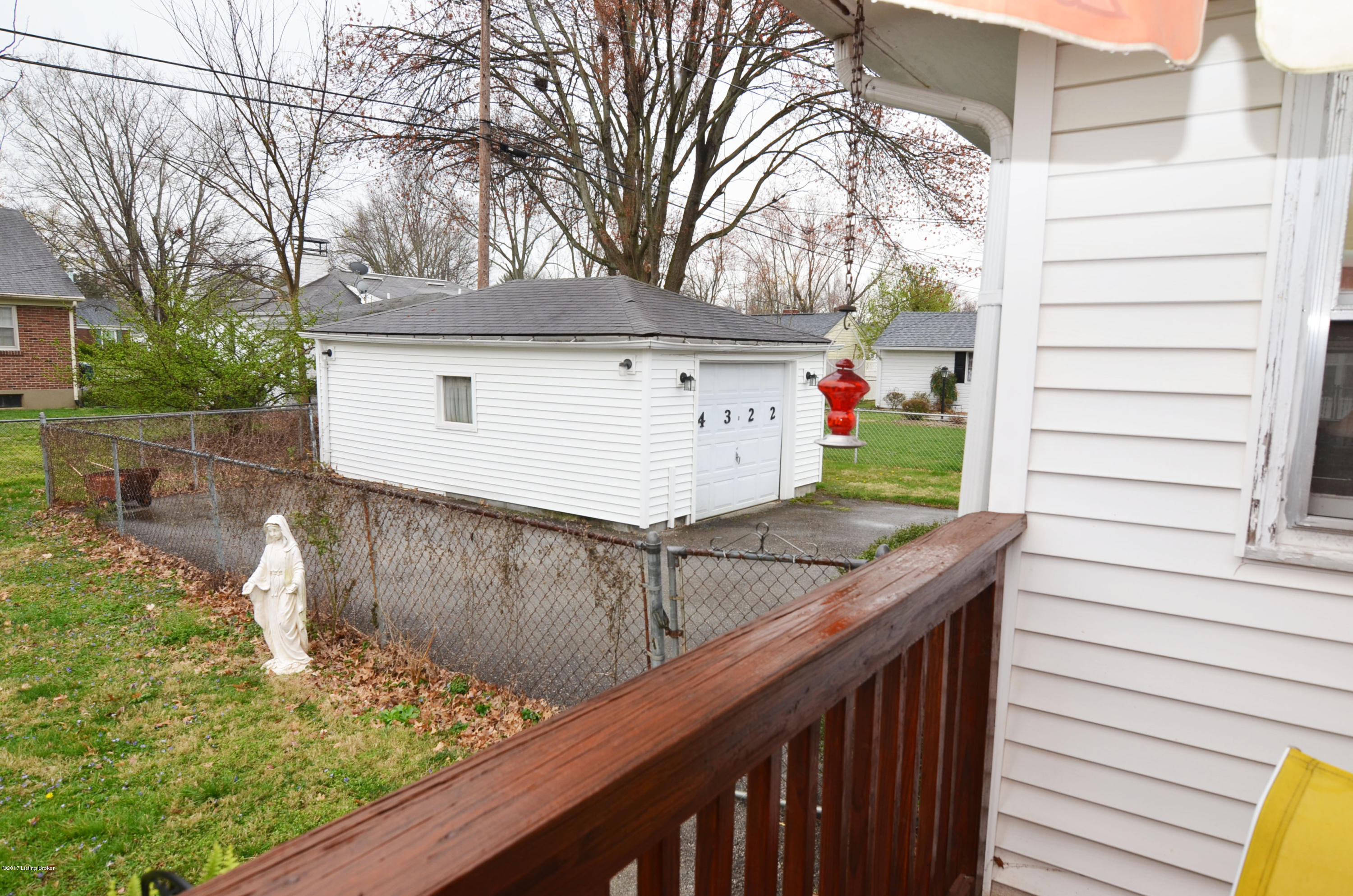 4322 Alicent Road Louisville, KY 40207 - Photo 26 of 27 Back Yard, Garage