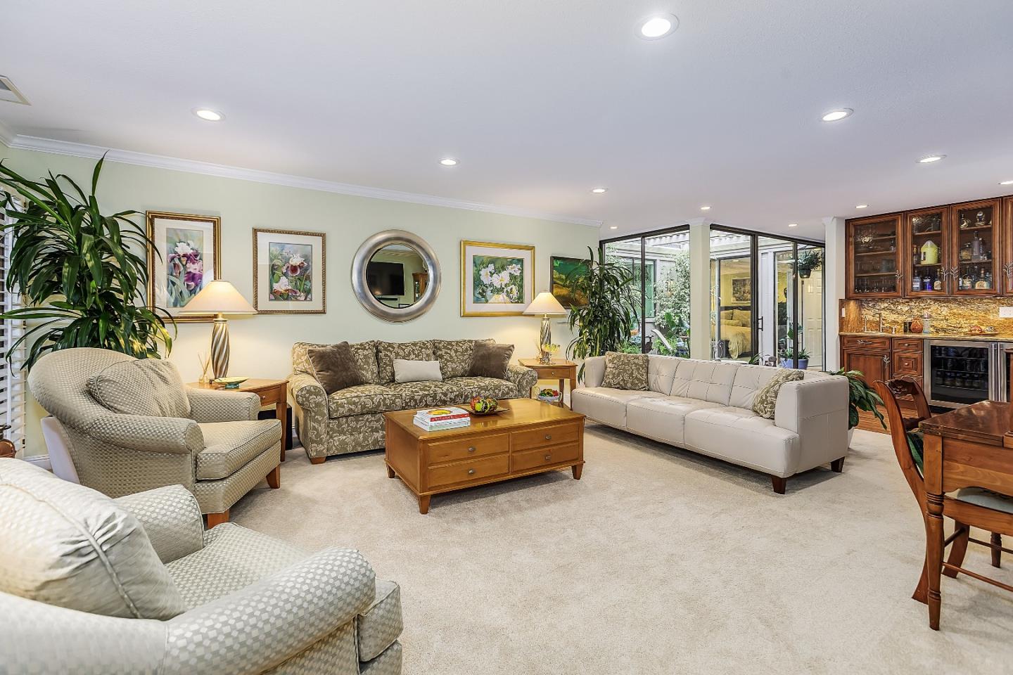 26 Deep Well Lane Los Altos, CA 94022 - Photo 13 of 39 a living room with furniture and a large window