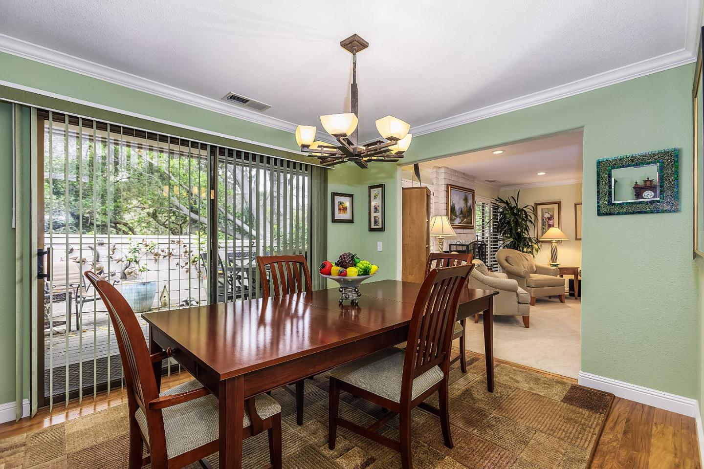 26 Deep Well Lane Los Altos, CA 94022 - Photo 10 of 39 a view of a dining room and hall with furniture