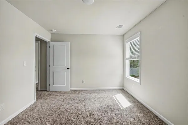 a view of an empty room