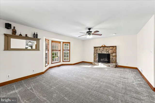 a view of an front door