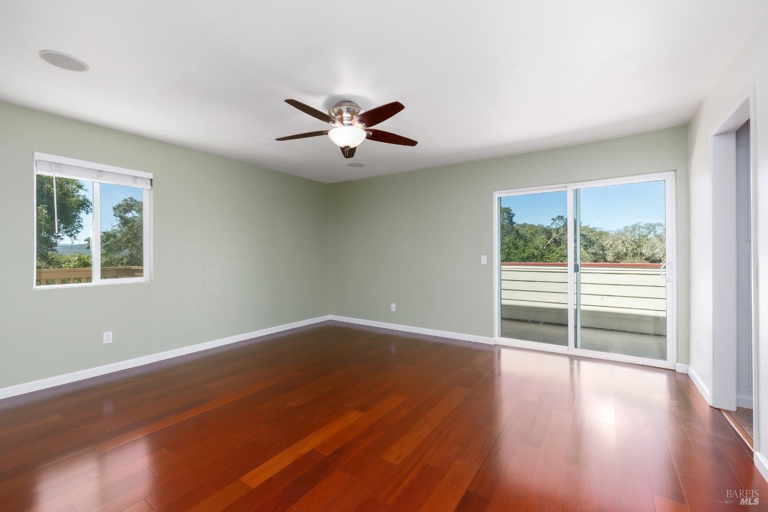 1088 Palomino Road Cloverdale, CA 95425 - Photo 23 of 41 a view of a livingroom with a ceiling fan and window