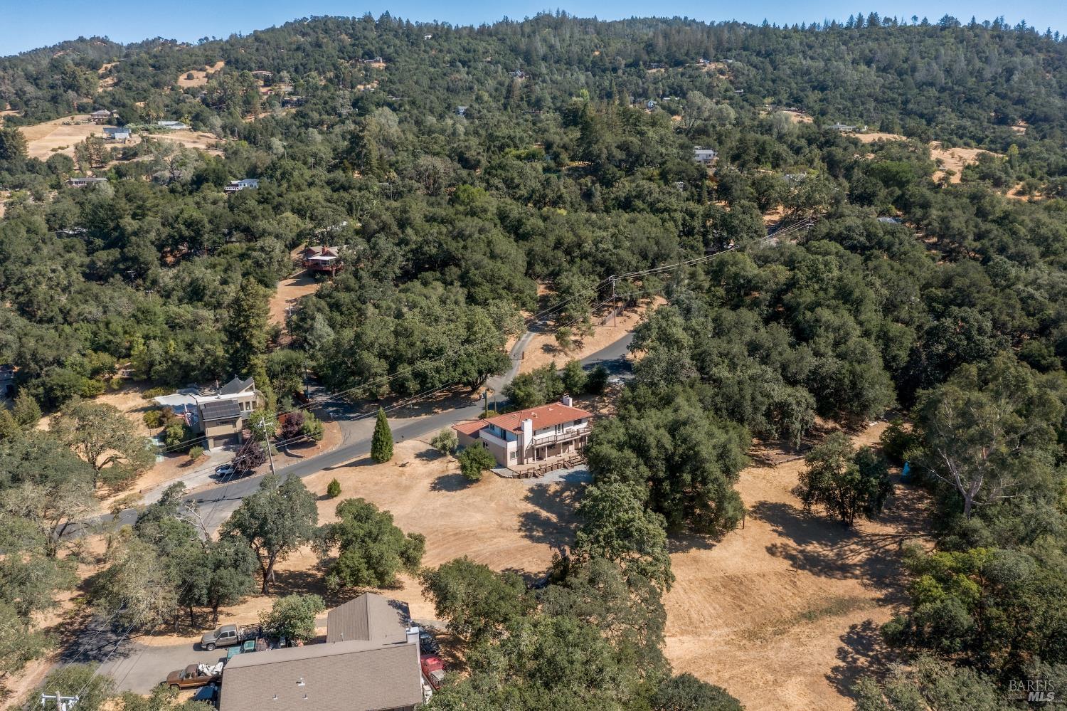 1088 Palomino Road Cloverdale, CA 95425 - Photo 40 of 41 an aerial view of residential house with outdoor space