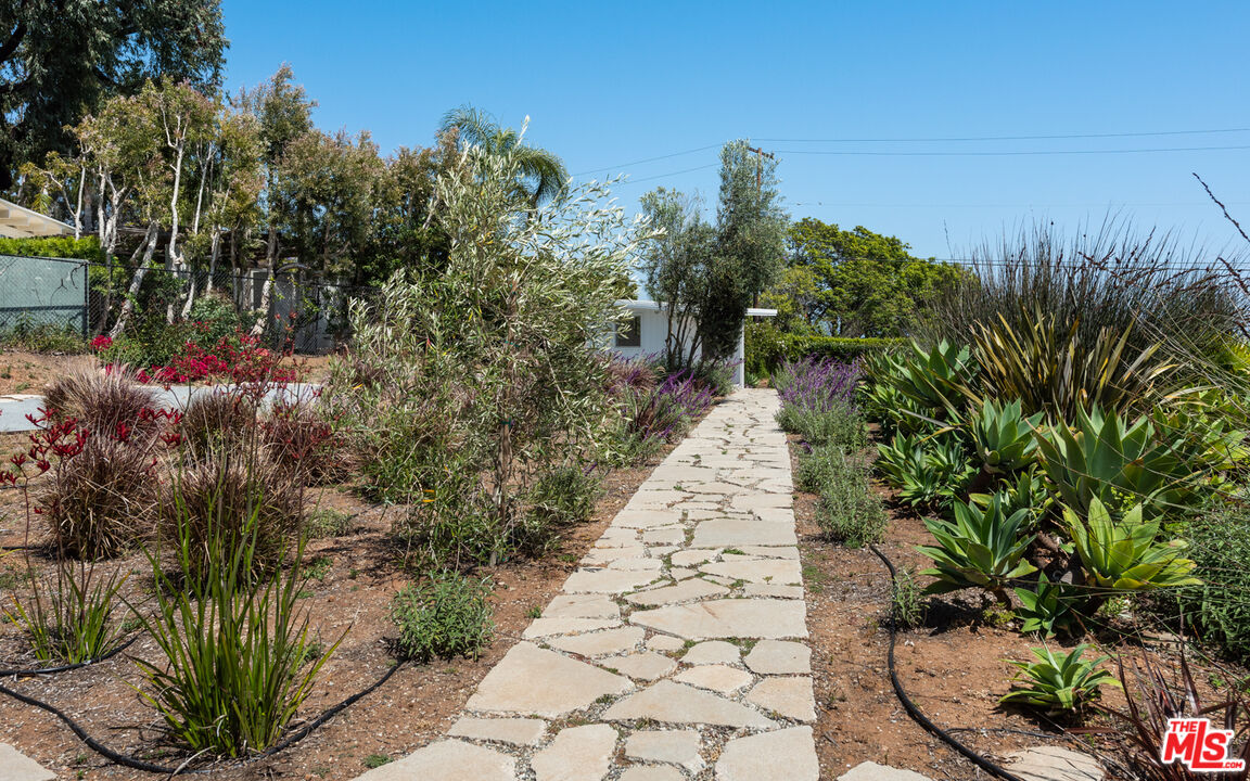 3431 Coast View Drive Malibu, CA 90265 - Photo 38 of 49 a view of a pathway with a yard