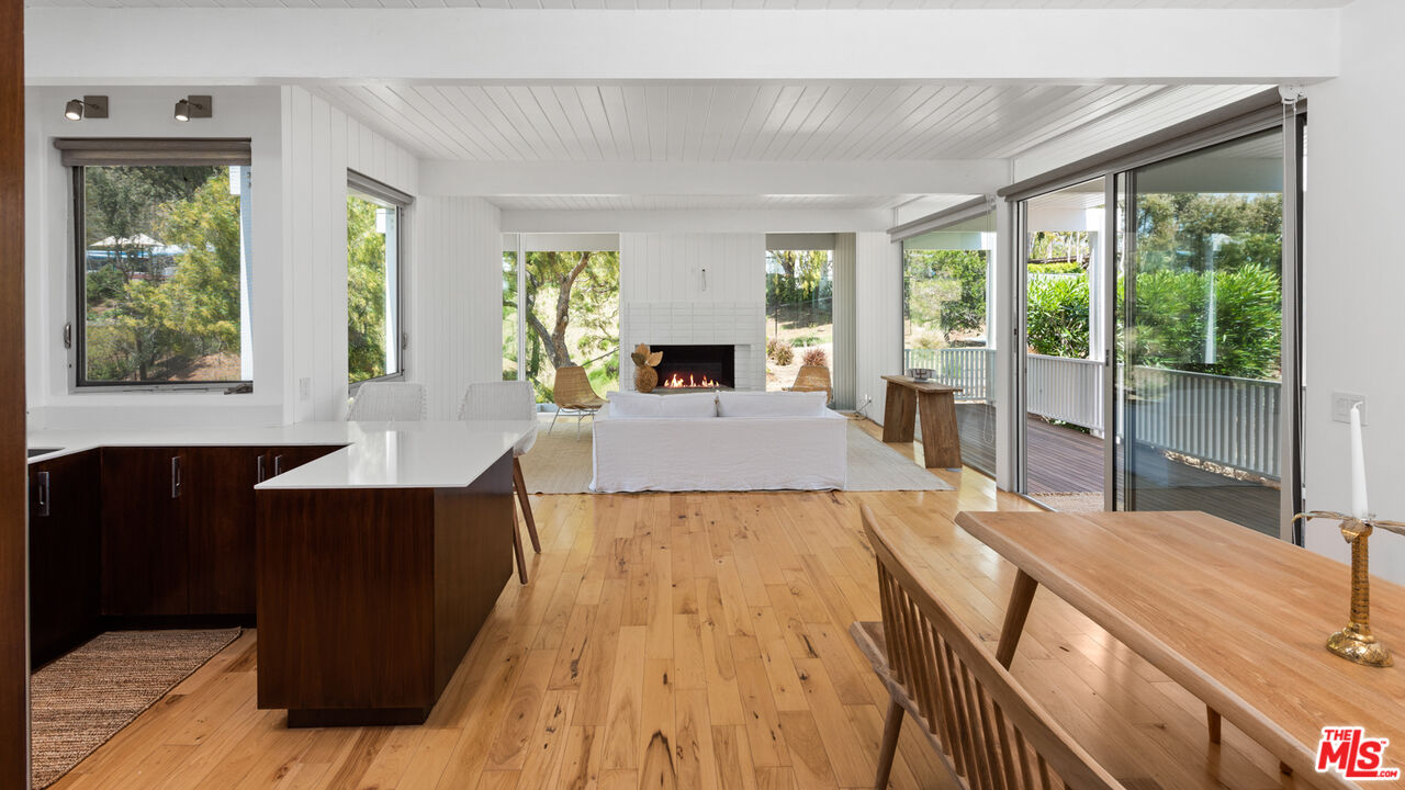 3431 Coast View Drive Malibu, CA 90265 - Photo 44 of 49 a view of a living room and dining room