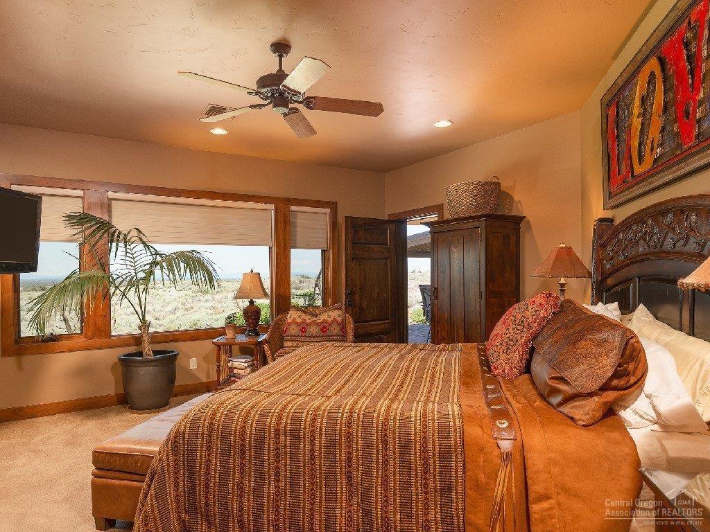 15784 South W Brasada Ranch Road Powell Butte, OR 97753 - Photo 12 of 23 Master Bedroom with Beautiful Mt Views,