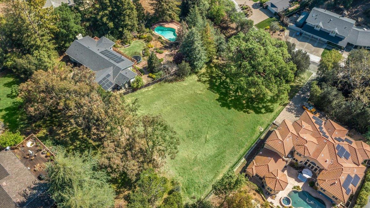 0 Echo Loop San Jose, CA 95120 - Photo 8 of 26 an aerial view of residential house with outdoor space and trees all around