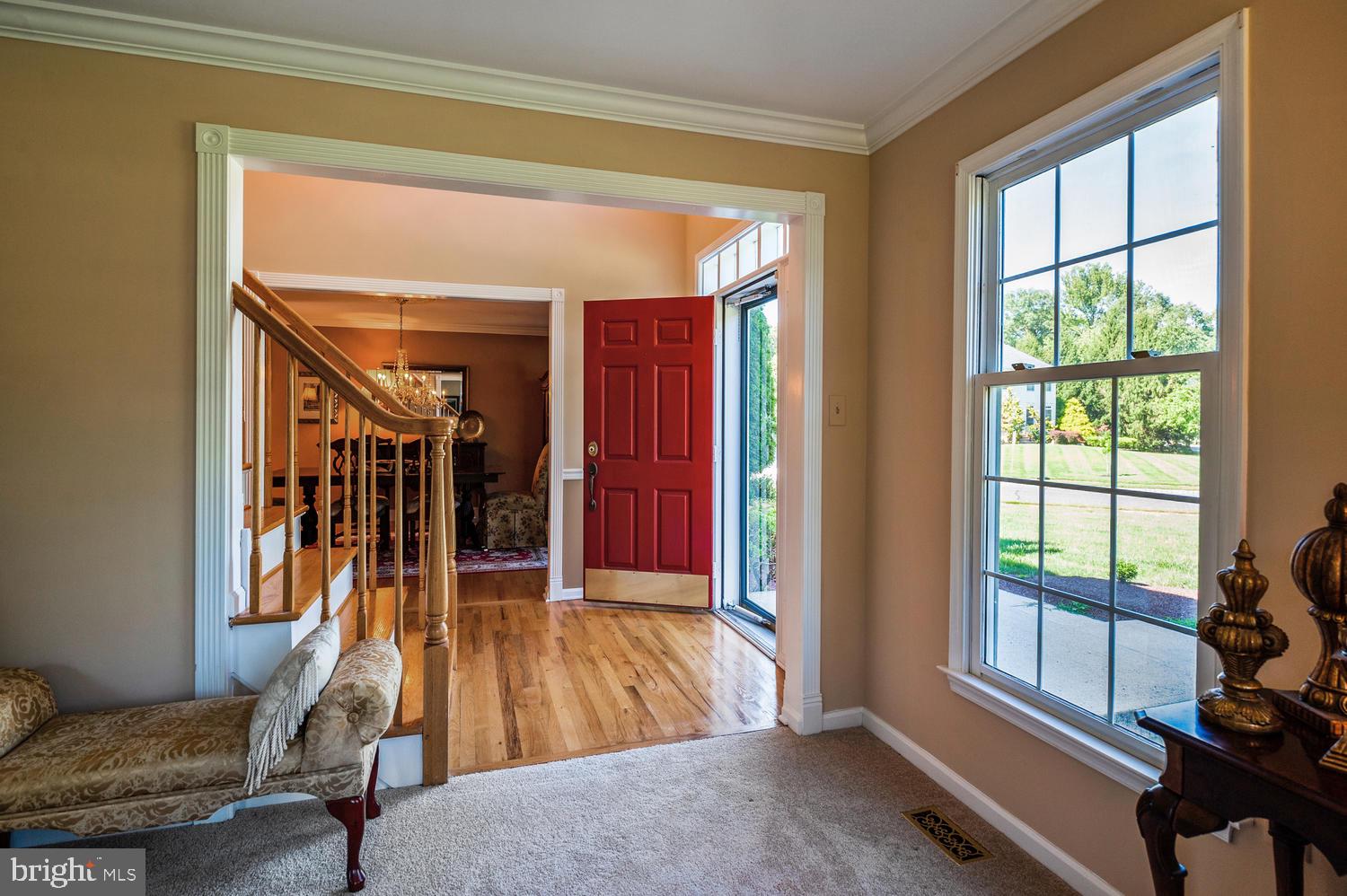 36 Wildflower Trail Robbinsville, NJ 08691 - Photo 3 of 34 View of foyer from living room