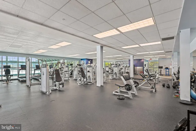 a view of a balcony with car parked