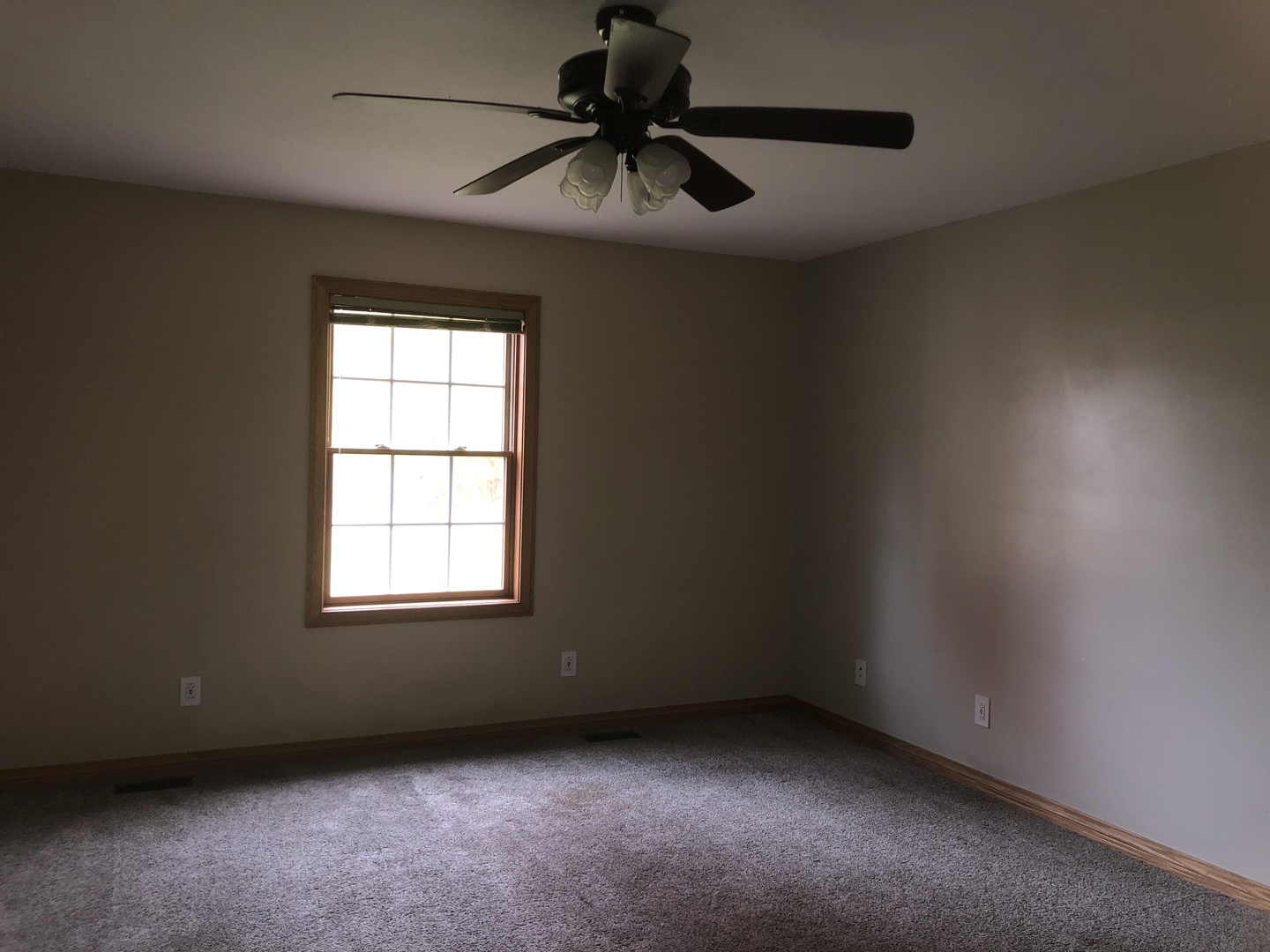 101 East Third Dewitt, IL 61735 - Photo 5 of 15 an empty room with a window and a fan