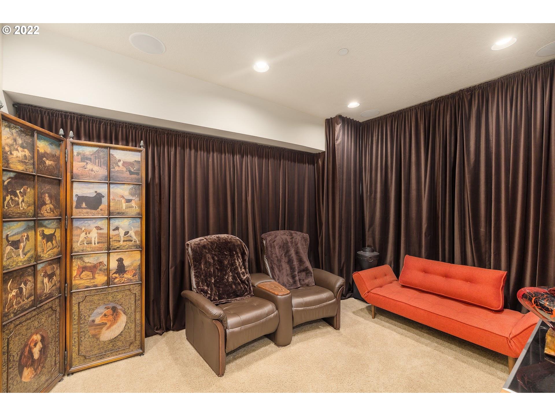 10460 Southwest Windwood Way Portland, OR 97225 - Photo 24 of 29 a living room with furniture and a gate