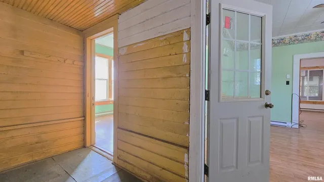 a view of front door door of house