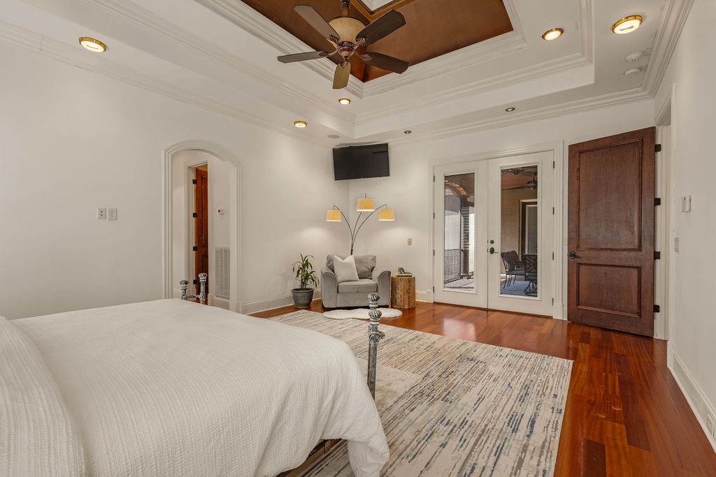 110 Devan Kishan Way Mount Juliet, TN 37122 - Photo 31 of 76 a bedroom with a bed and wooden floor