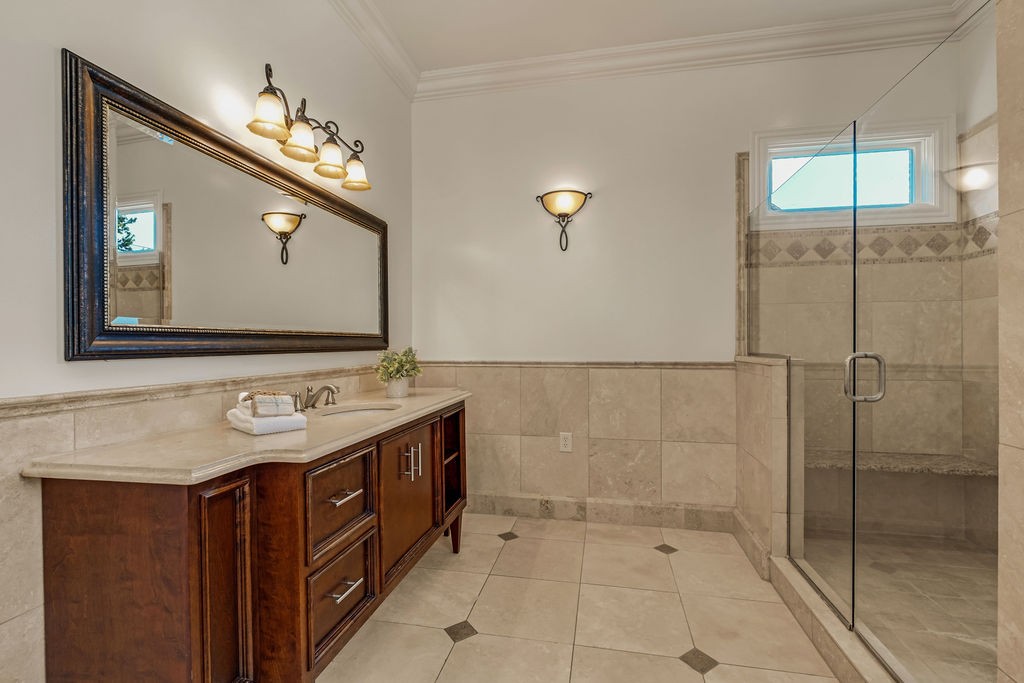 110 Devan Kishan Way Mount Juliet, TN 37122 - Photo 35 of 76 a bathroom with a double vanity sink mirror and shower