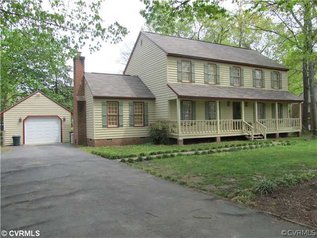 6627 Turngate Road North Chesterfield, VA 23234 - Photo 1 of 24 Exterior Front - THE EXTERIOR FEATURES WELL MAINTA
