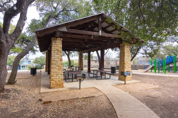 a view of outdoor space with seating