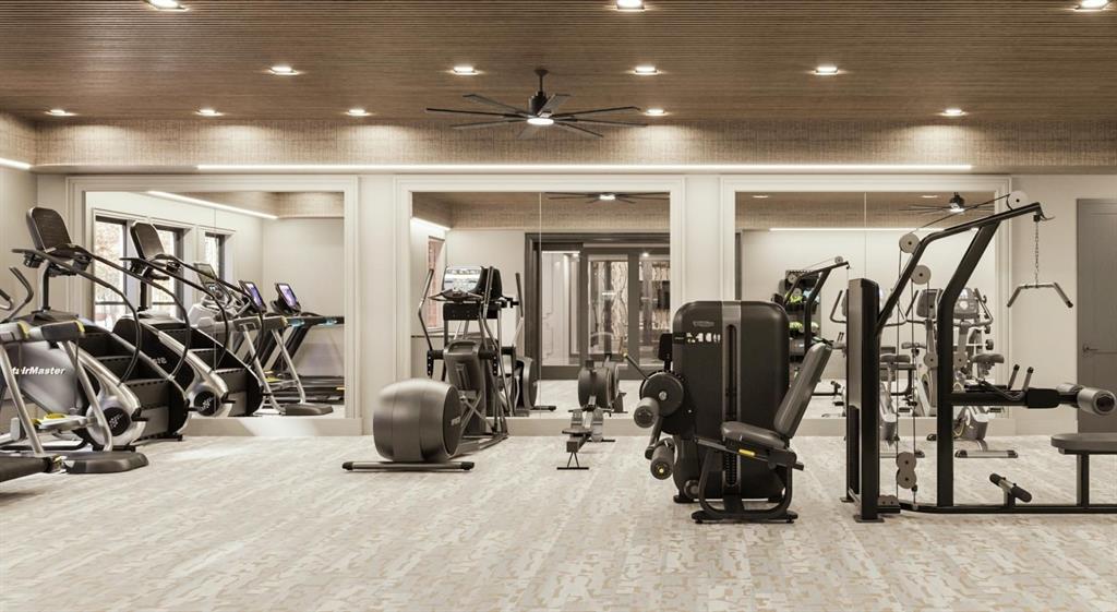 1530 Meeting Street, Unit 1304 Southlake, TX 76092 - Photo 8 of 40 a view of a room with gym equipment