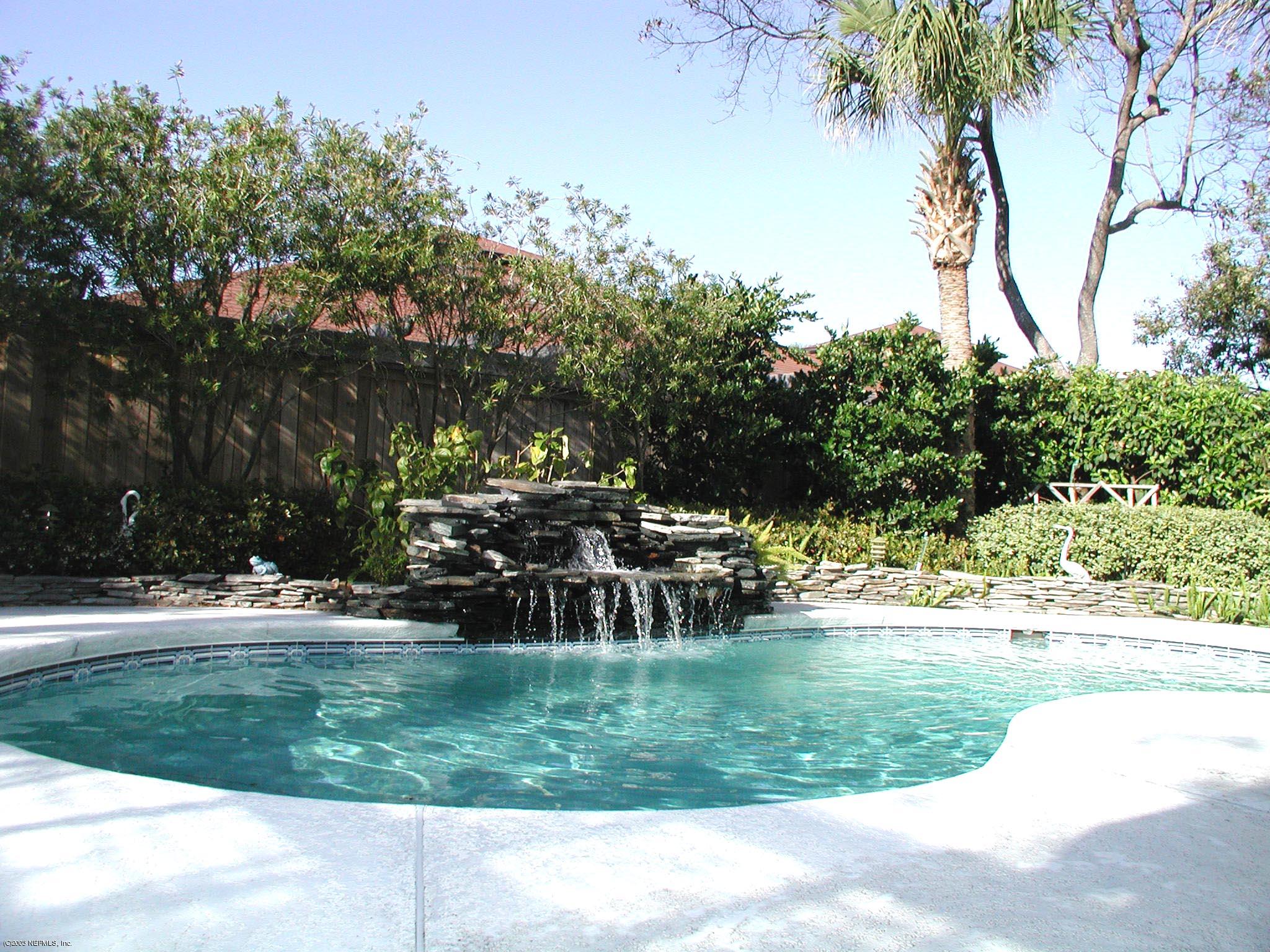 79 Shell Street Atlantic Beach, FL 32233 - Photo 6 of 20 Pool Surrounded by Beautiful Gardens
