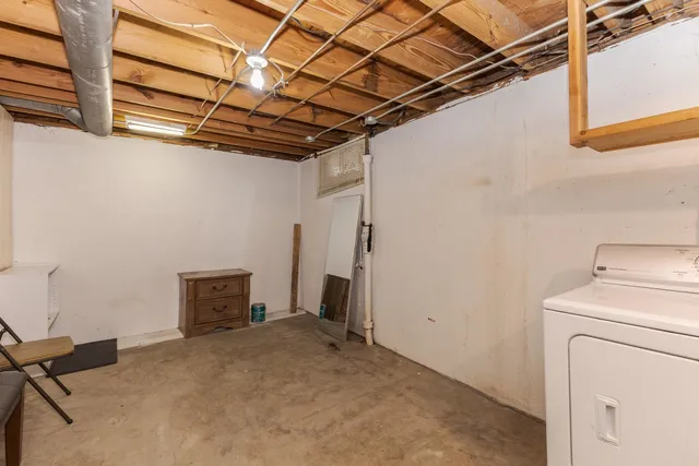 a view of outdoor space with garden