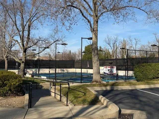 a view of a tennis court