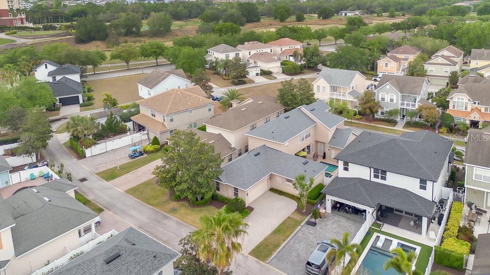 7404 Oconee Street Reunion, FL 34747 - Photo 25 of 87 an aerial view of residential houses with outdoor space