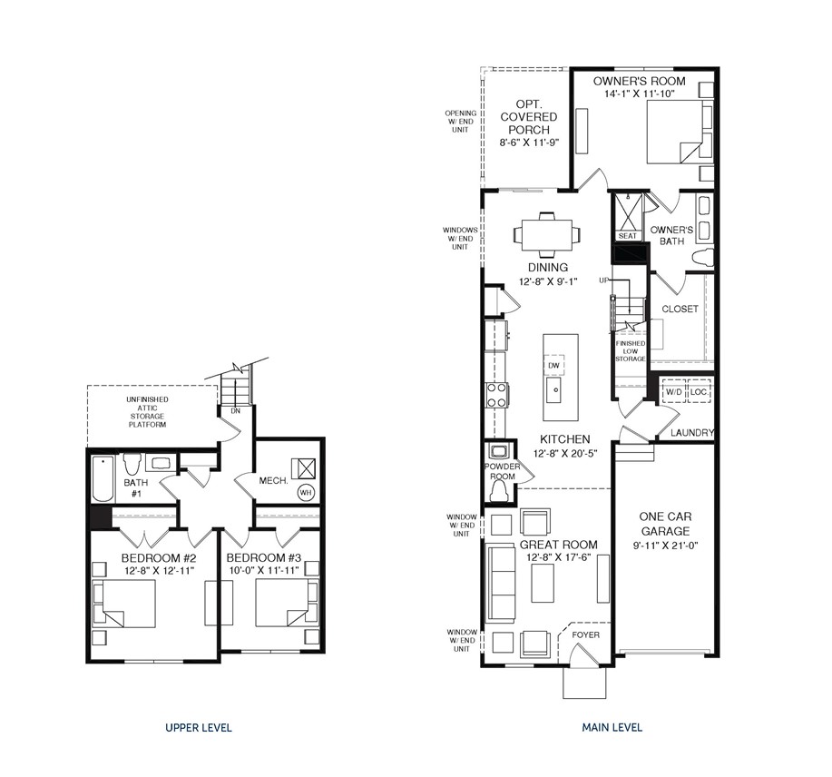 Undisclosed Address Anderson, SC 29621 - Photo 3 of 3 Floorplan- the Nassau Cove features a first floor owner's suite!