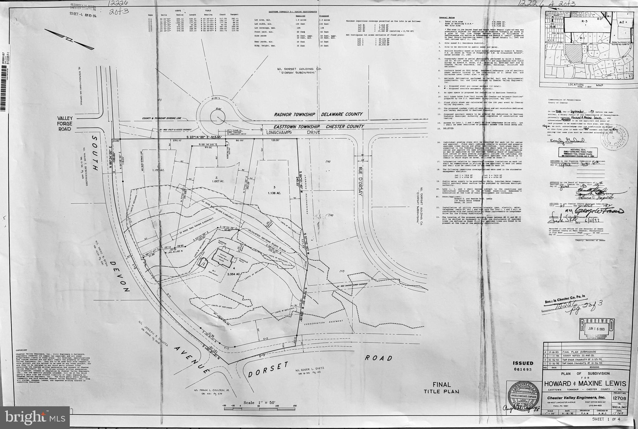 120 South Devon Avenue Devon, PA 19333 - Photo 2 of 4 Plot pan
