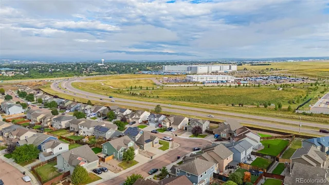 a view of a city and an ocean view