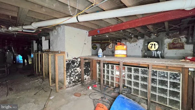 a view of a balcony with a street