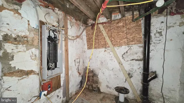 a view of a kitchen from the hallway
