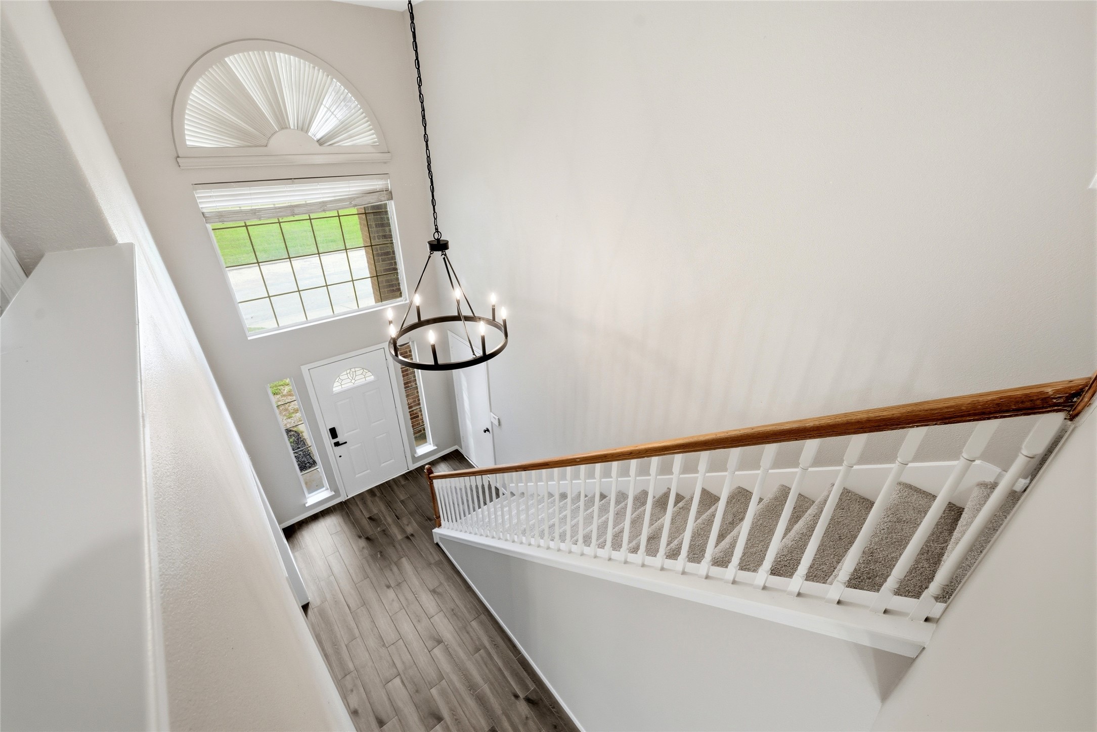 3711 Slocom Drive Katy, TX 77449 - Photo 27 of 46 a view of entryway and hall with wooden floor