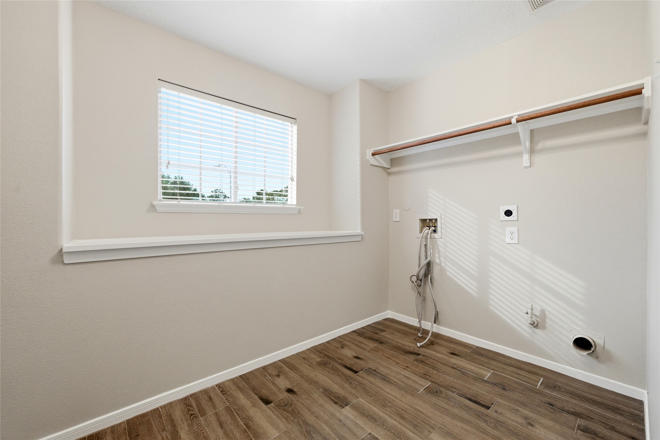 3711 Slocom Drive Katy, TX 77449 - Photo 38 of 46 a view of empty room with wooden floor and fan