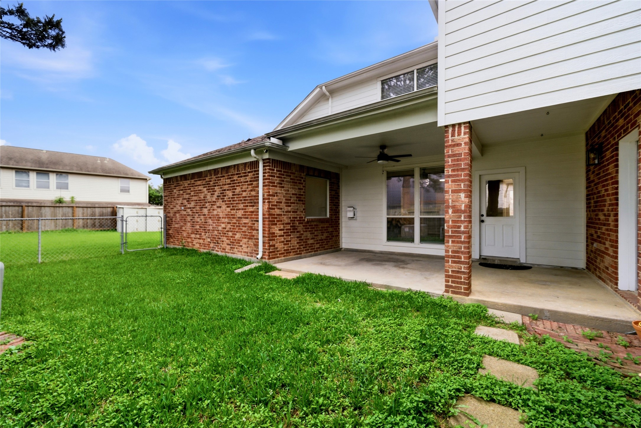 3711 Slocom Drive Katy, TX 77449 - Photo 43 of 46 a view of a house with a backyard