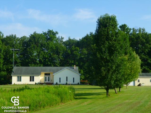 view from the front yard