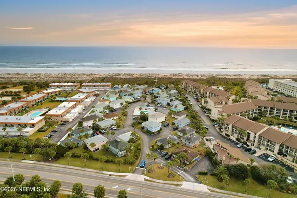 a view of city and ocean