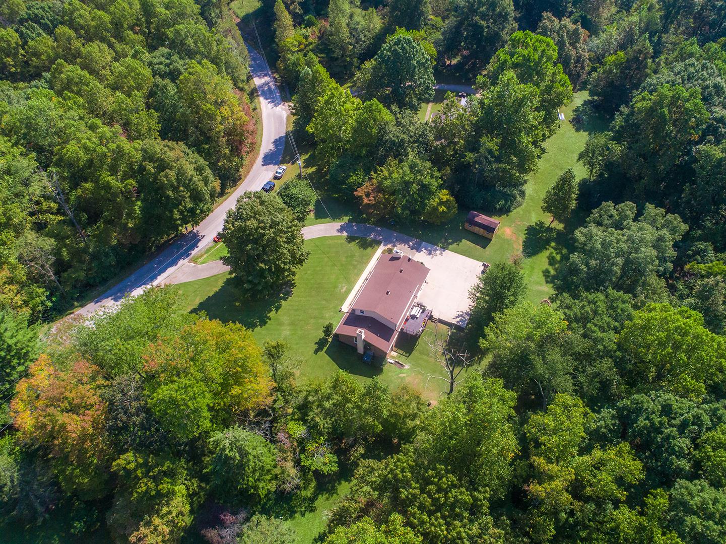 7574 King Road Fairview, TN 37062 - Photo 30 of 30 an aerial view of house with yard swimming pool and outdoor seating