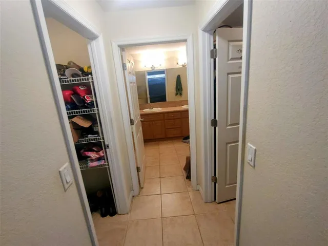 a view of walk in closet