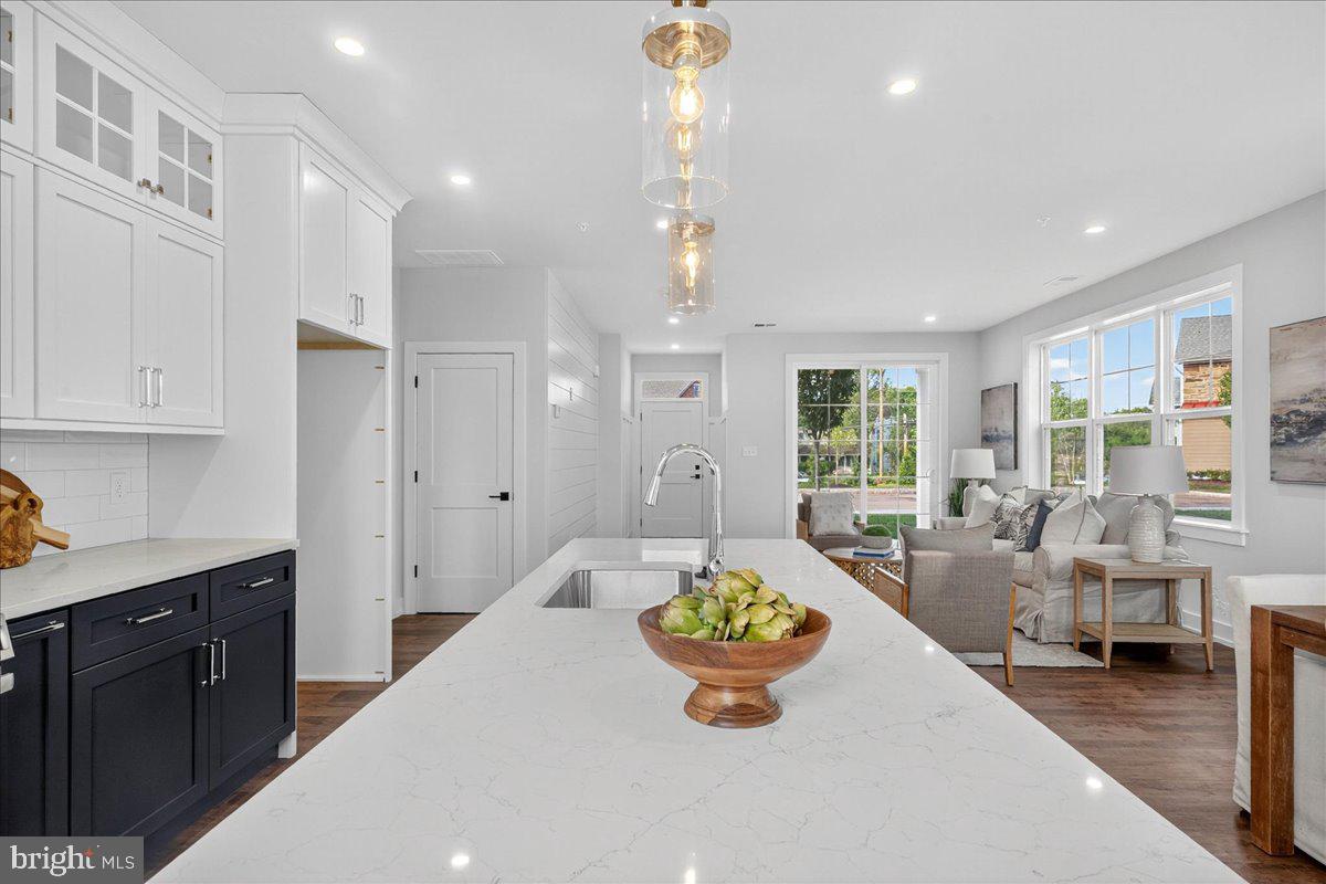 425 Asha Way, Unit 2 Harleysville, PA 19438 - Photo 6 of 21 Kitchen Island- Decorated Model