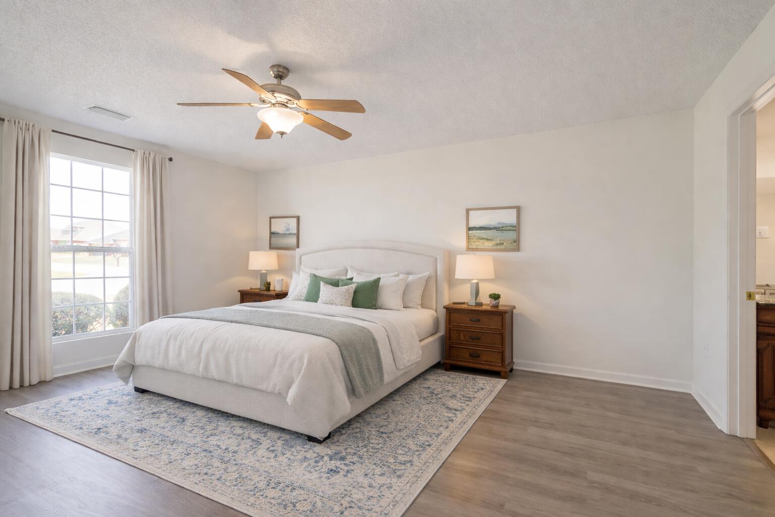 2233 Lewis Street Crestview, FL 32536 - Photo 8 of 24 a bedroom with a large bed and a window